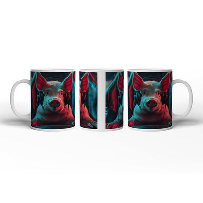 Motivtasse Gamer - Schwein – bereit für das nächste große Match. - deyoli