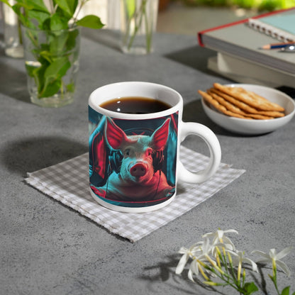 Motivtasse Gamer - Schwein – bereit für das nächste große Match. - deyoli
