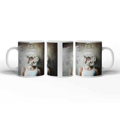 Motivtasse Gedanken wie Seifenblasen – flüchtig, schön, surreal. - deyoli