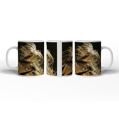Motivtasse Goldener Flaum im Licht – zartes Spiel der Natur. - deyoli
