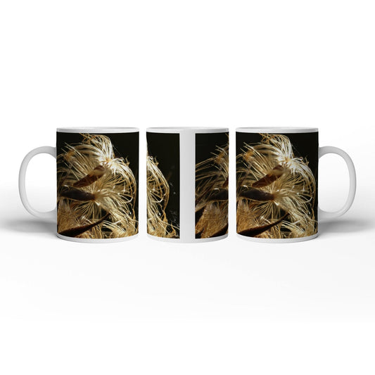 Motivtasse Goldener Flaum im Licht – zartes Spiel der Natur. - deyoli