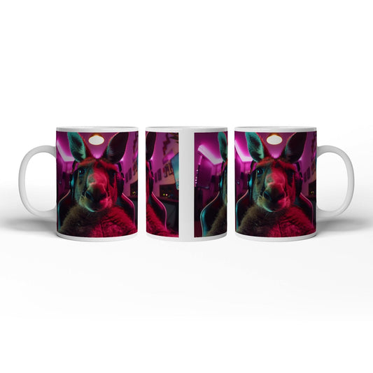 Motivtasse Känguru - Zock – bereit für jedes virtuelle Rennen. - deyoli