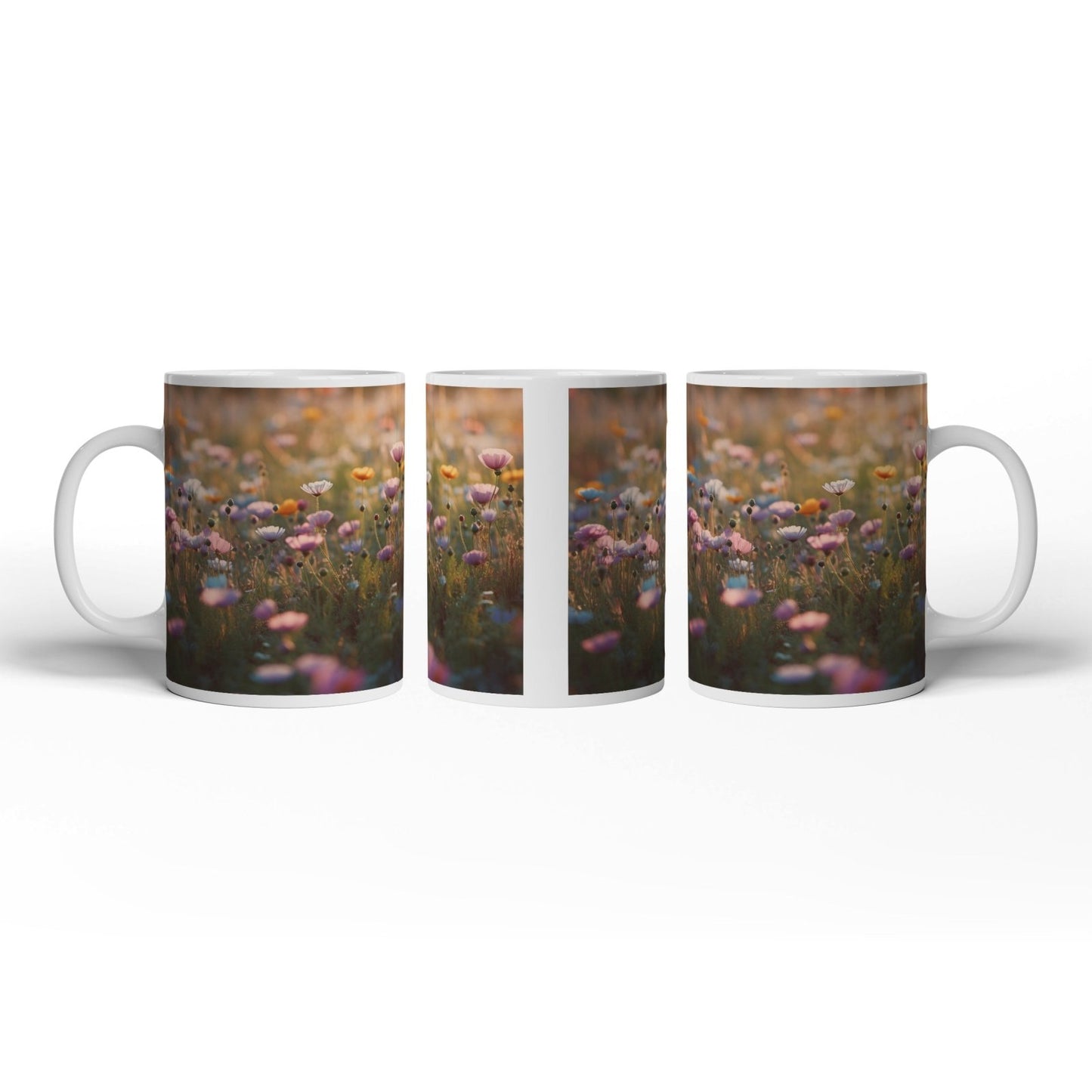 Motivtasse Pastellträume tanzen im sanften Licht der Morgenröte. - deyoli