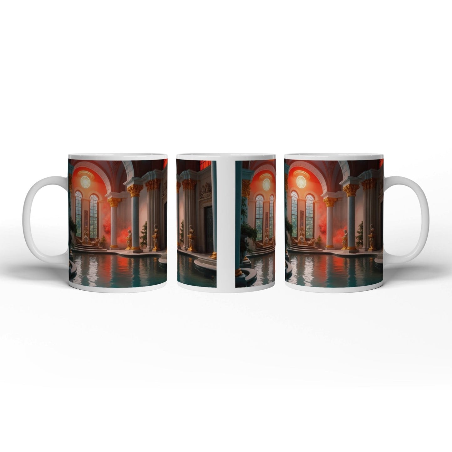 Motivtasse Prunk und Glanz umgeben das mystische Badegemach. - deyoli