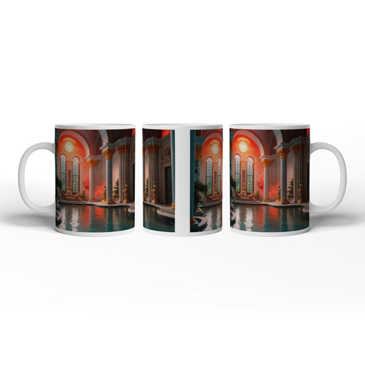 Motivtasse Prunk und Glanz umgeben das mystische Badegemach. - deyoli