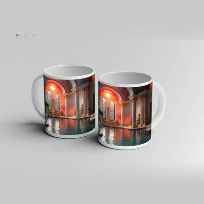 Motivtasse Prunk und Glanz umgeben das mystische Badegemach. - deyoli