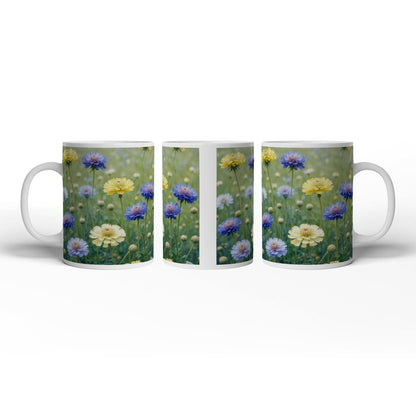 Motivtasse Sonnige Wiesenblüten flüstern vom Sommer im Wind. - deyoli