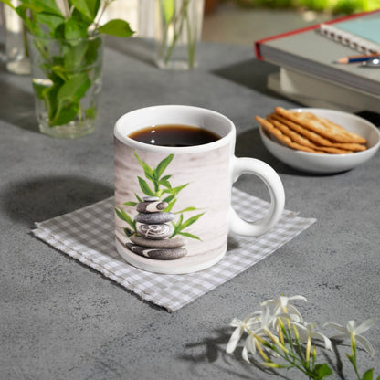 Motivtasse Stein für Stein – Zen in vollendeter Balance. - deyoli