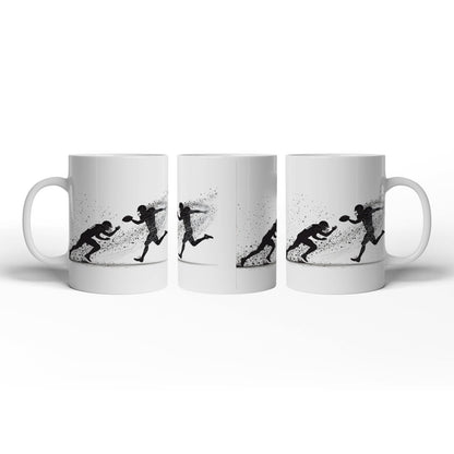 Motivtasse Tinte trifft Taktik – Football als künstlerische Explosion. - deyoli