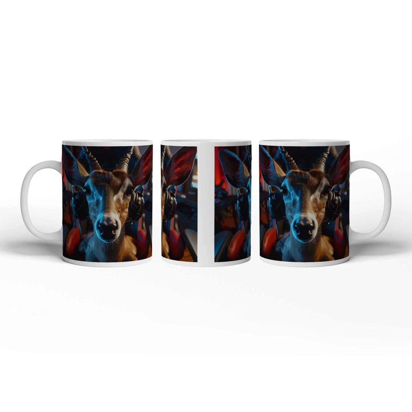 Motivtasse Zocker - Antilope – wild im Spiel, klug im Kopf. - deyoli