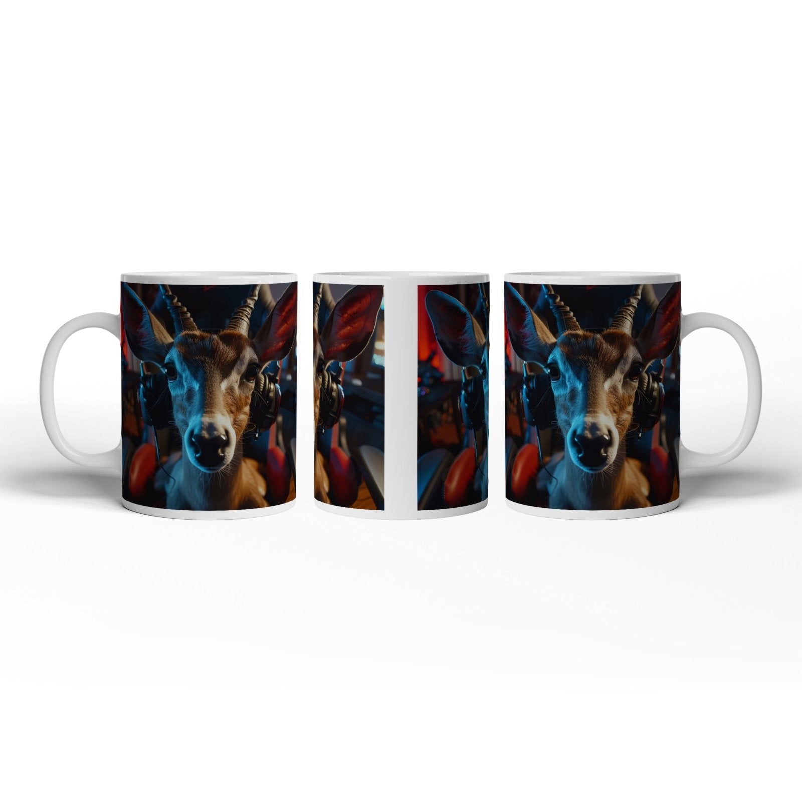 Motivtasse Zocker - Antilope – wild im Spiel, klug im Kopf. - deyoli