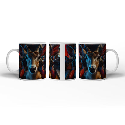 Motivtasse Zocker - Antilope – wild im Spiel, klug im Kopf. - deyoli