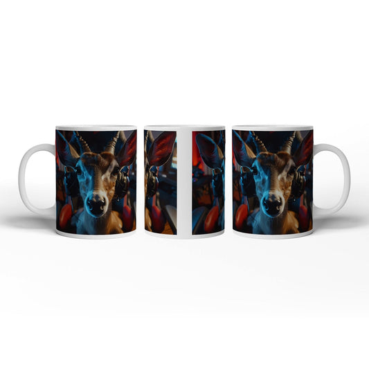 Motivtasse Zocker - Antilope – wild im Spiel, klug im Kopf. - deyoli