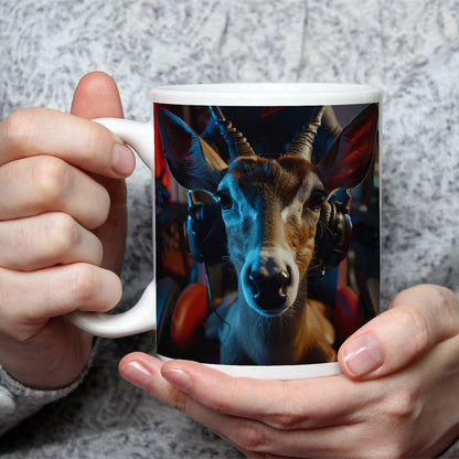 Motivtasse Zocker - Antilope – wild im Spiel, klug im Kopf. - deyoli